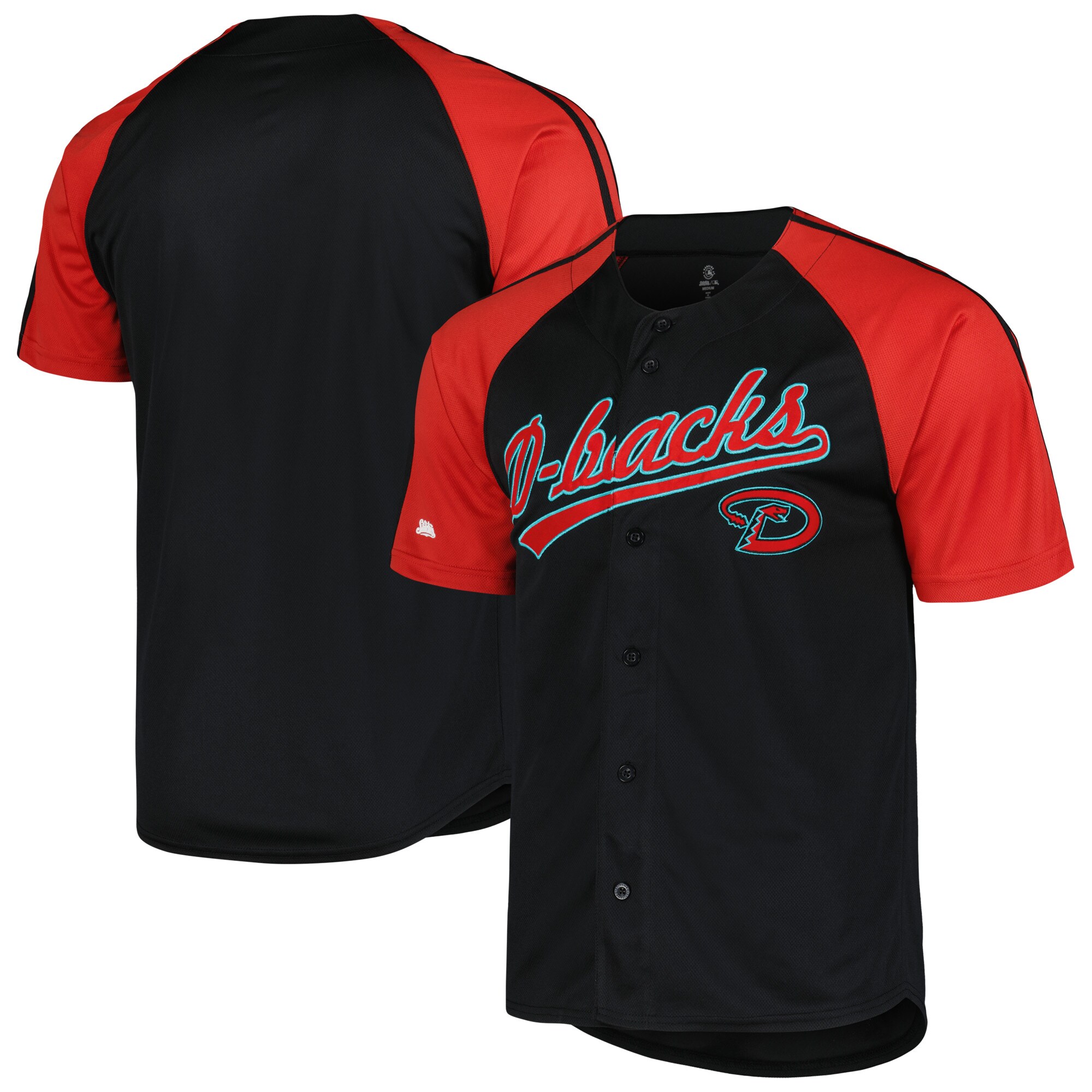 nicesnkpro Arizona Diamondbacks Stitches Team Raglan Jersey - Black