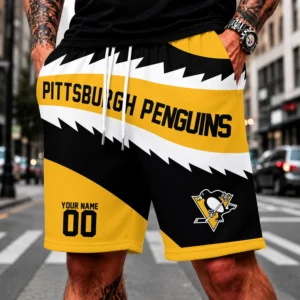 Limited Edition – Customized NHL Pittsburgh Penguins Short Pants