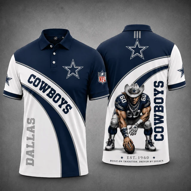 Limited Edition – Customized NFL Dallas Cowboys Polo Shirt