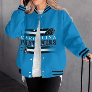 Limited Edition – Customized NFL Carolina Panthers Satin Varsity & Baseball Jacket