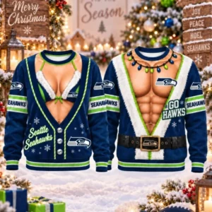 Limited Edition – Customized NFL Seattle Seahawks Christmas Unisex Sweatshirt
