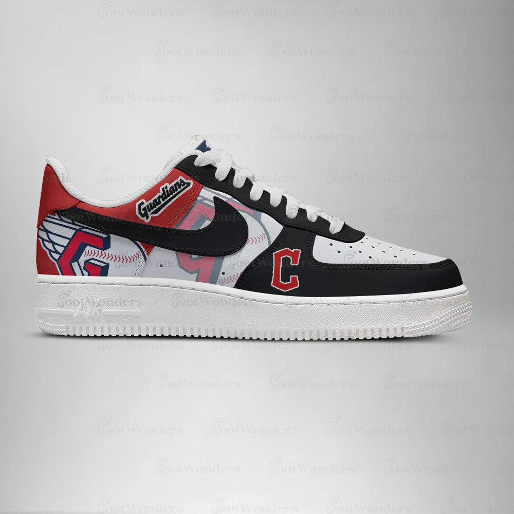 Limited Edition – Customized MLB Cleveland Guardians Air force 1 Shoes - Image 2