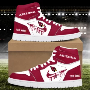 Limited Edition – Customized NFL Arizona Cardinals Air Jordan 1 Sneakers