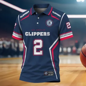 Limited Edition – Customized NBA Los Angeles Clippers Polo Shirt