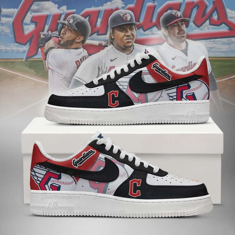 Limited Edition – Customized MLB Cleveland Guardians Air force 1 Shoes