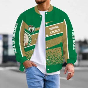 Limited Edition – Customized NBA Boston Celtics Baseball Jacket, Satin Varsity Jacket