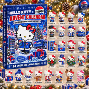Hello Kitty x Pepsi Advent Calendar Christmas Countdown Decor Gift For Dad