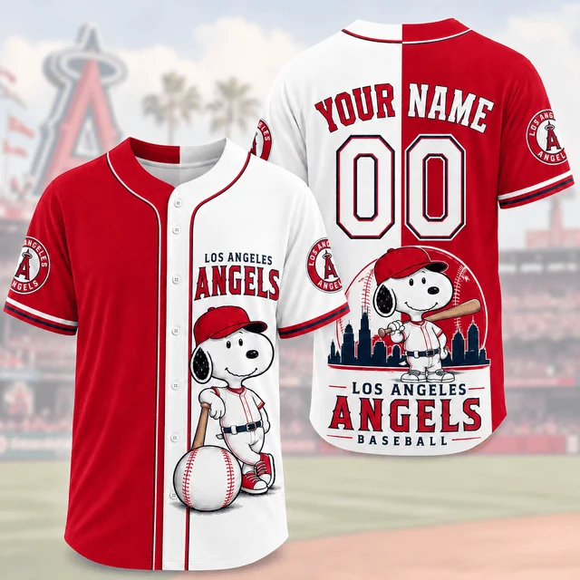 Limited Edition – Customized MLB Los Angeles Angels Baseball Jersey