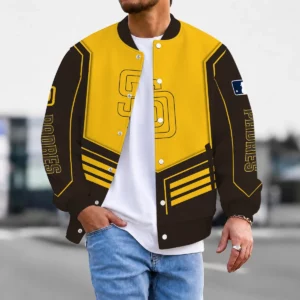 Limited Edition – Customized MLB San Diego Padres Satin Varsity & Baseball Jacket