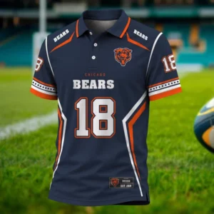 Limited Edition – Customized NFL Chicago Bears Polo Shirt