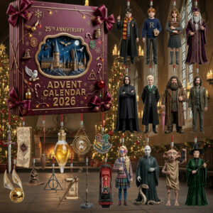 Harry Potter 25th Anniversary 2026 Advent Calendar Harry Potter Christmas Ornaments