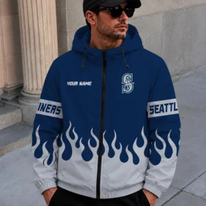Limited Edition – Customized MLB Seattle Mariners Windbreaker Jacket
