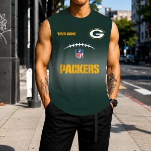 Limited Edition – Customized NFL Green Bay Packers Men’s Gym Shirt