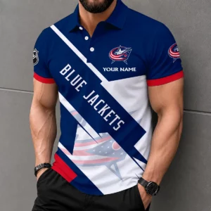 Limited Edition – Customized NHL Columbus Blue Jackets Polo Shirt