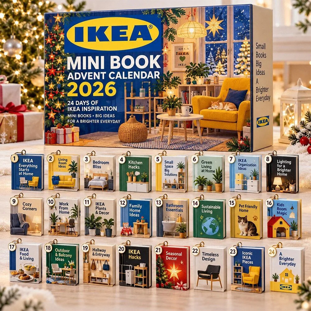 Holiday Home Inspiration IKEA Mini Books Advent Calendar 2026 Holiday Gifts For Fans