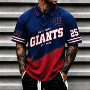 Limited Edition – Customized NFL New York Giants Polo Shirt