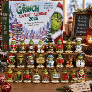 The Grinch Advent Calendar 2026 The Grinch Merch Birthday Gifts Ideas For Him