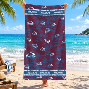 Limited Edition – Customized NHL Colorado Avalanche Beach Towel