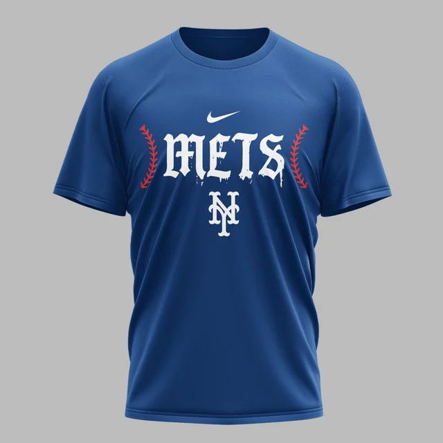 Limited Edition – Customized MLB New York Mets Muticolor T-Shirt - Image 5