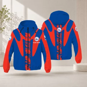 Limited Edition – Customized NBA Philadelphia 76Ers Windbreaker Jacket