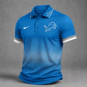 Limited Edition – Customized NFL Detroit Lions Polo Shirt