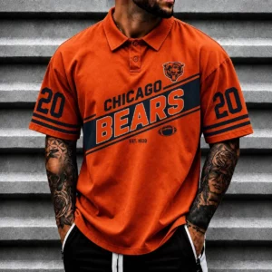 Limited Edition – Customized NFL Chicago Bears Polo Shirt