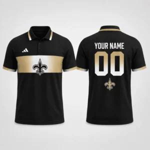 Limited Edition – Customized NFL New Orleans Saints Polo Shirt