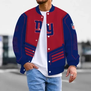 Limited Edition – Customized NFL New York Giants Satin Varsity & Baseball Jacket