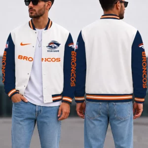 Limited Edition – Customized NFL Denver Broncos Satin Varsity & Baseball Jacket