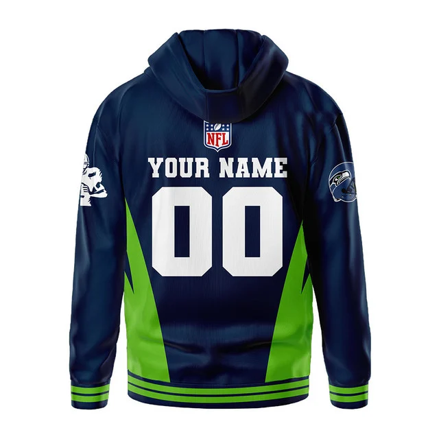 Limited Edition – Customized NFL Seattle Seahawks T-Shirt, Hoodie, Zip Hoodie - Image 3