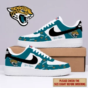Limited Edition – Customized NFL Jacksonville Jaguars Af1 Shoes