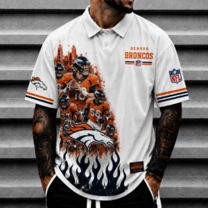 Limited Edition – Customized NFL Denver Broncos Polo Shirt