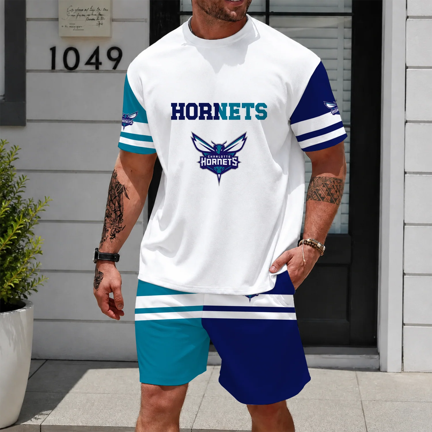 Limited Edition – Customized NBA Charlotte Hornets Unisex T-Shirt & Shorts Set