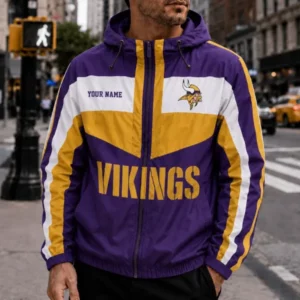 Limited Edition – Customized NFL Minnesota Vikings Windbreaker Jacket