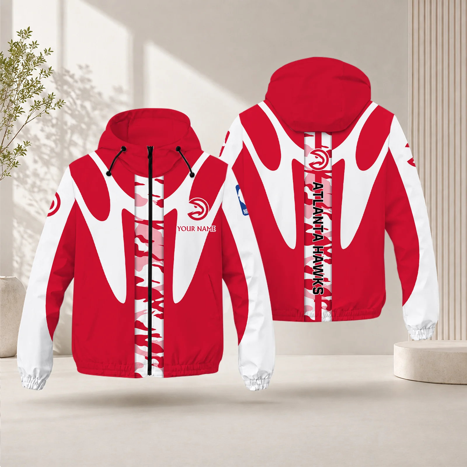 Limited Edition – Customized NBA Atlanta Hawks Windbreaker Jacket