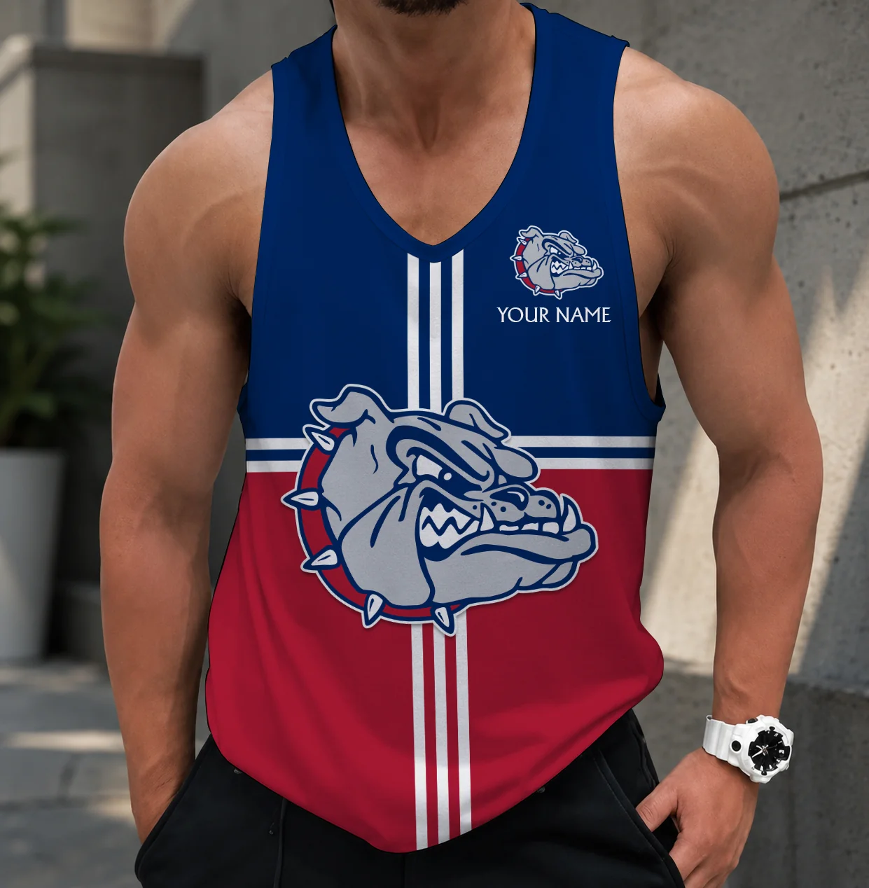 Limited Edition – Customized NCAA Gonzaga Bulldogs Strappy Unisex Tank Top