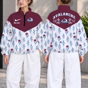 Limited Edition – Customized NHL Colorado Avalanche V-Neck Zipper Sweatshirt Jacket
