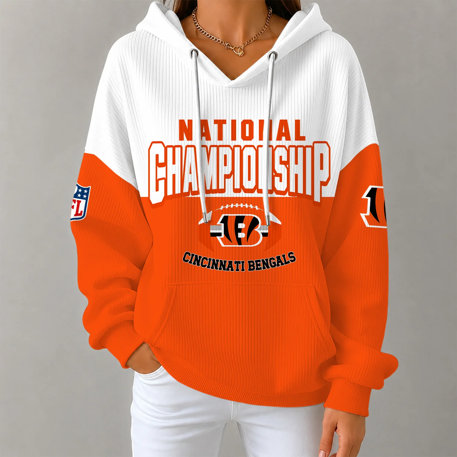 Limited Edition – Customized NFL Cincinnati Bengals Ribbed Hoodie & Sweatshirt