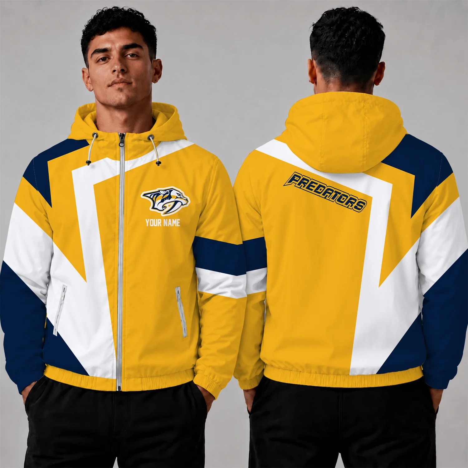 Limited Edition – Customized NHL Nashville Predators Windbreaker Jacket