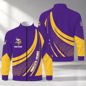 Limited Edition – Customized NFL Minnesota Vikings Stand Collar Jacket