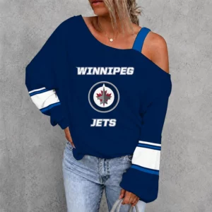 Limited Edition – Customized NHL Winnipeg Jets Drop Shoulder Sweatshirt