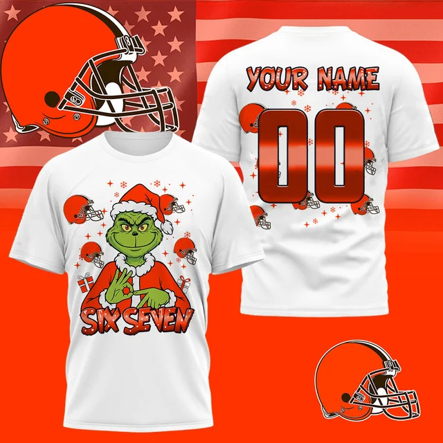 Limited Edition – Customized NFL Cleveland Browns Unisex T-Shirt - Image 2