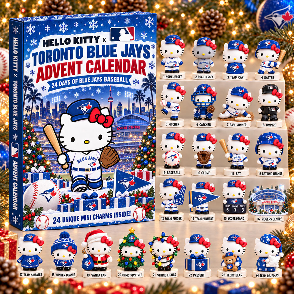 Hello Kitty x Toronto Blue Jays 2026 Christmas Advent Calendar Jays Christmas Calendar
