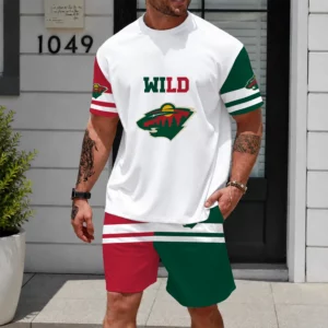 Limited Edition – Customized NHL Minnesota Wild Unisex T-Shirt & Shorts Set