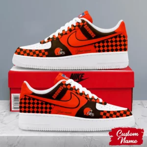 Limited Edition – Customized NFL Cleveland Browns Af1 Shoes