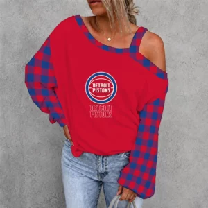 Limited Edition – Customized NBA Detroit Pistons Drop Shoulder Sweatshirt