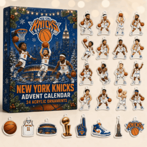 New York Knicks Christmas Advent Calendar Cozy Xmas Decor Best Gifts For Fans