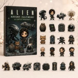 Alien Advent Calendar Scary Advent Calendar Halloween Gifts For Horror Movie Fans