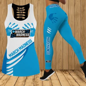 Limited Edition – Customized NCAA March Madness Strappy Hollow Tank Top & Leggings Set