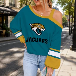 Limited Edition – Customized NFL Jacksonville Jaguars Drop Shoulder Sweatshirt